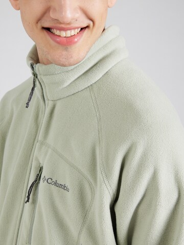 COLUMBIA Athletic fleece jacket 'Fast Trek' in Green