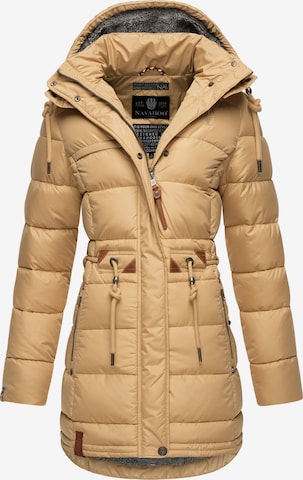 NAVAHOO Winter Coat 'Daliee' in Beige: front