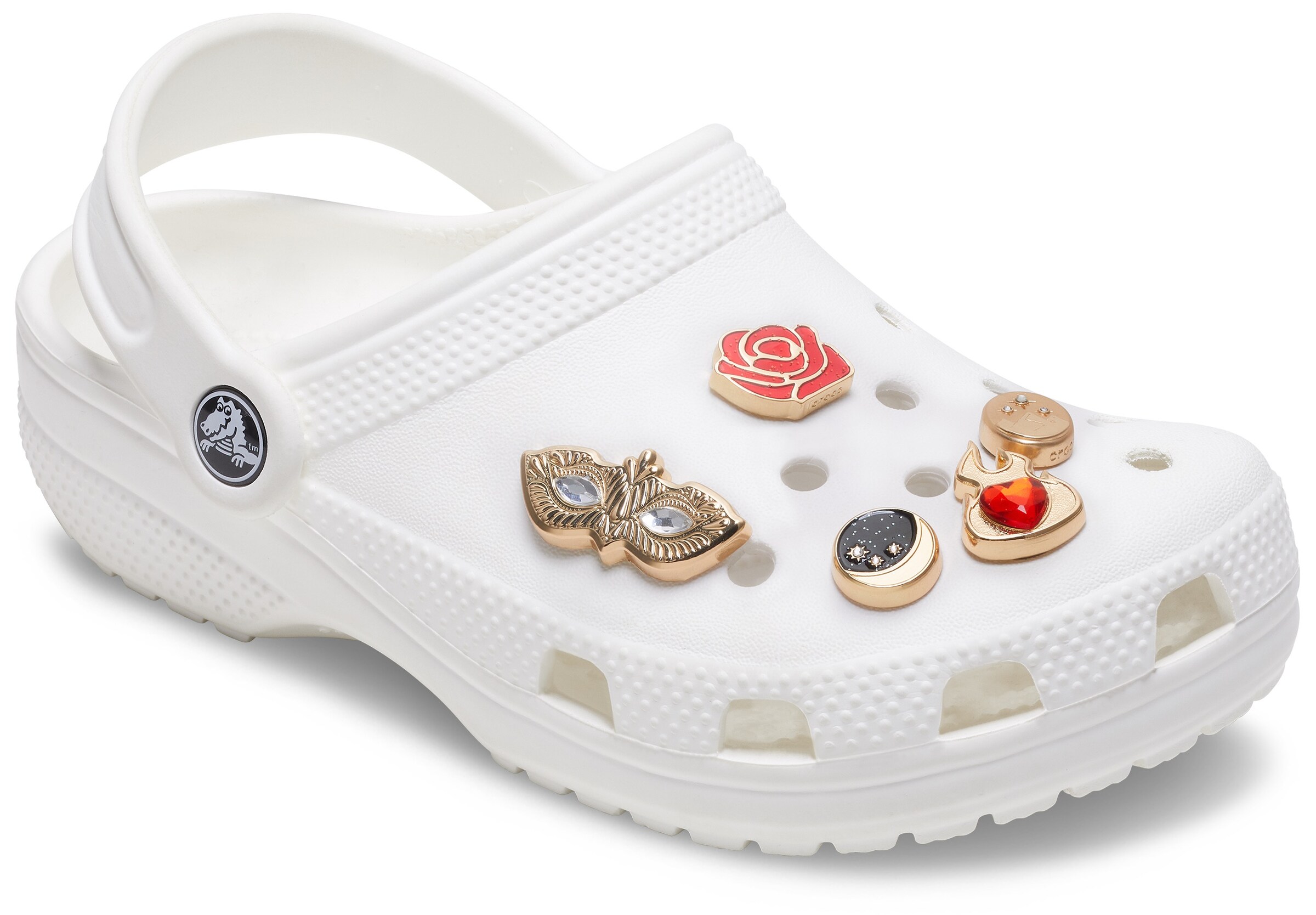 Crocs Shoe Accessories in Gold