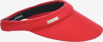 Seeberger Hut 'Visor' in Rot: Vorderseite