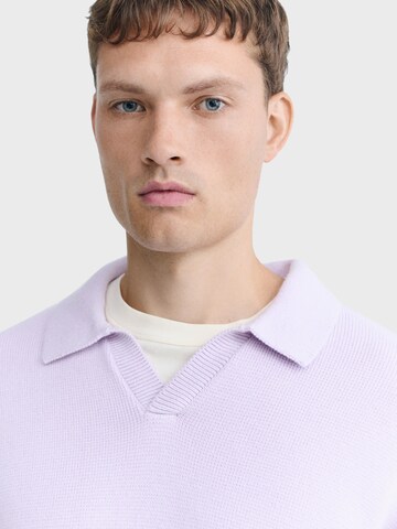 Sweat-shirt Thinking MU en violet : devant