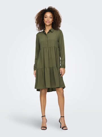 JDY Shirt dress in Green: front