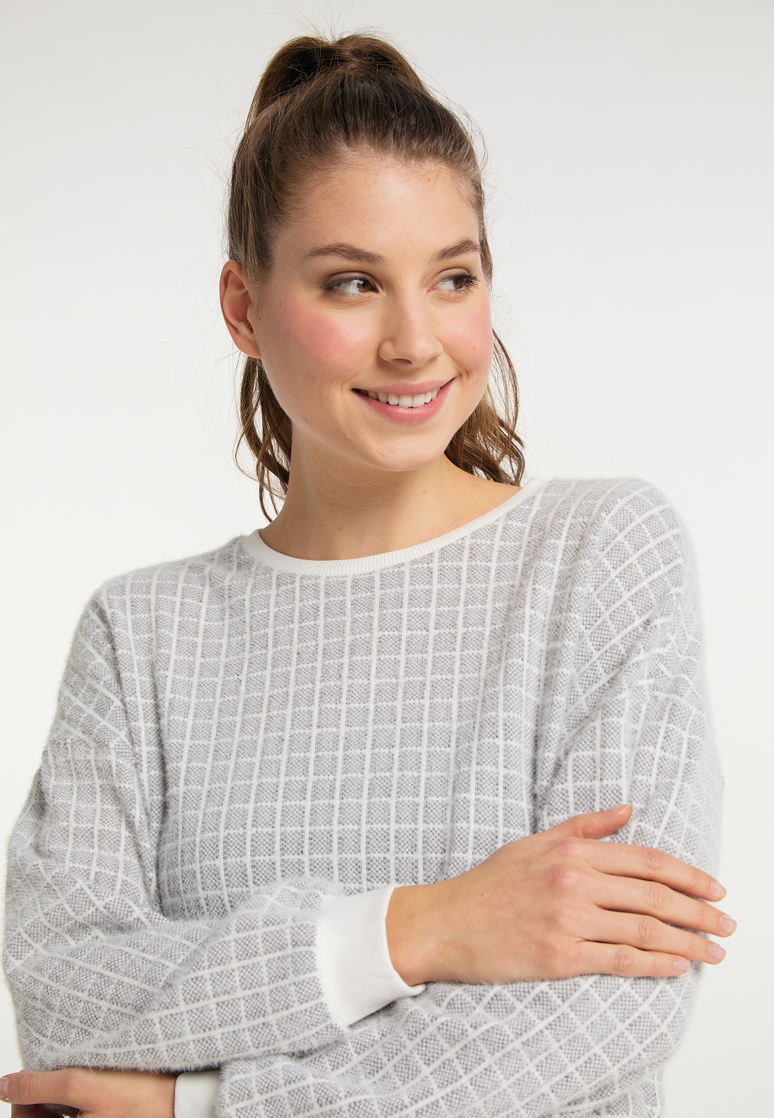 MYMO Pullover in Grau 