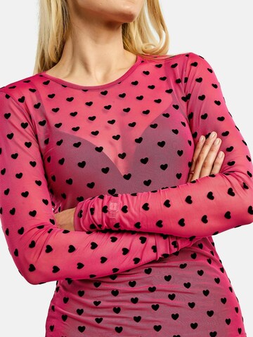 Liberte Essentiel Top ' MESH ' w kolorze różowy