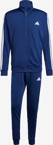 ADIDAS SPORTSWEAROdjeća za vježbanje 'Sportswear Basic 3-Stripes Tricot Track' - plava boja: prednji dio