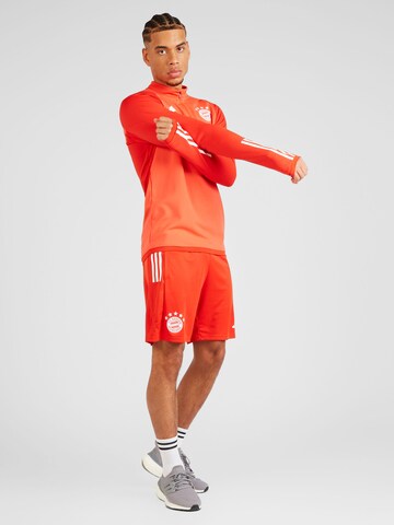 ADIDAS PERFORMANCE - regular Pantalón deportivo en rojo