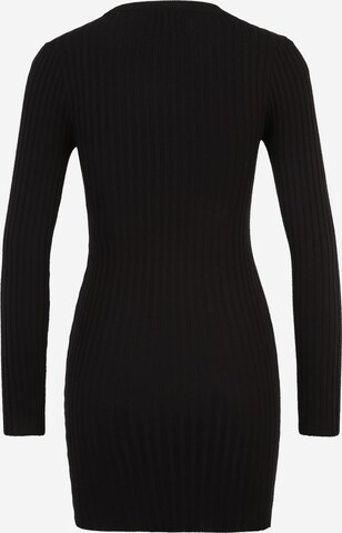 Pieces Petite Knitted dress 'Crista' in Black