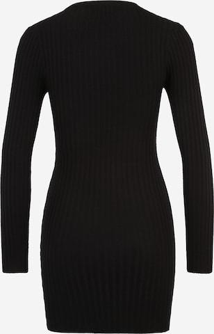 Pieces Petite Knit dress 'Crista' in Black