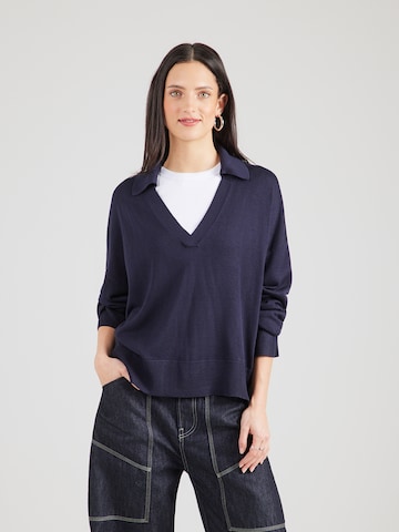 BOSS Свитер 'Fiaffisa' в Синий: спереди