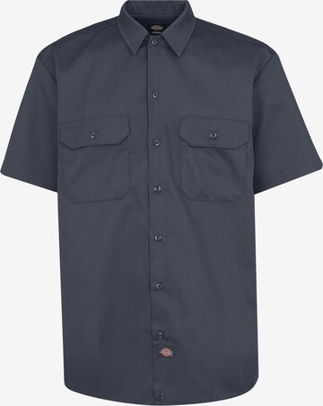 DICKIES Overhemd 'work shirt' in Grijs: voorkant