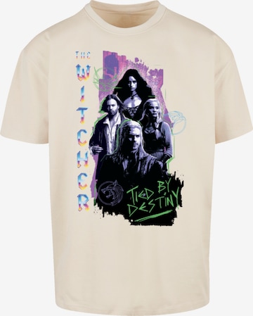 T-Shirt 'The Witcher Tied By Destiny Netflix TV Series' F4NT4STIC en beige : devant