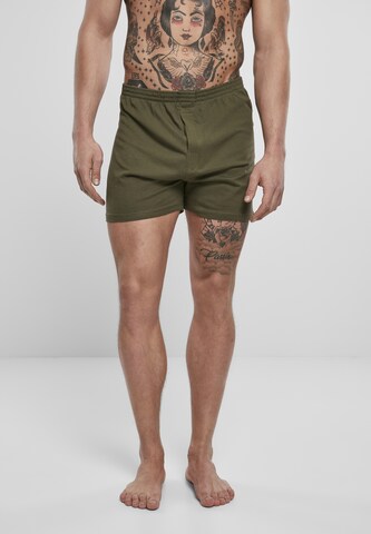 Brandit Boxershorts in Groen: voorkant