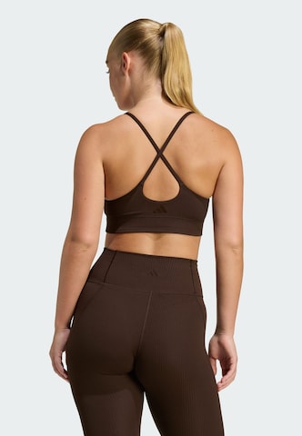 ADIDAS PERFORMANCE Bustier Sport bh 'All Me' in Bruin