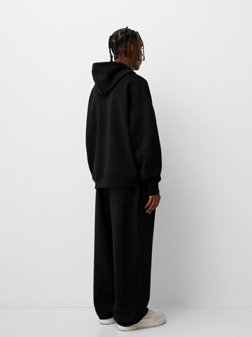 Bershka Sweatjacke in Schwarz
