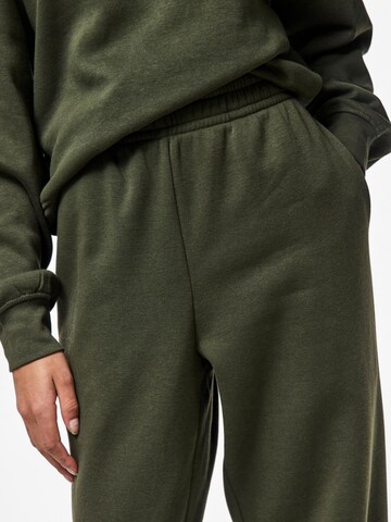 PIECES Loose fit Trousers 'PCChilli' in Green
