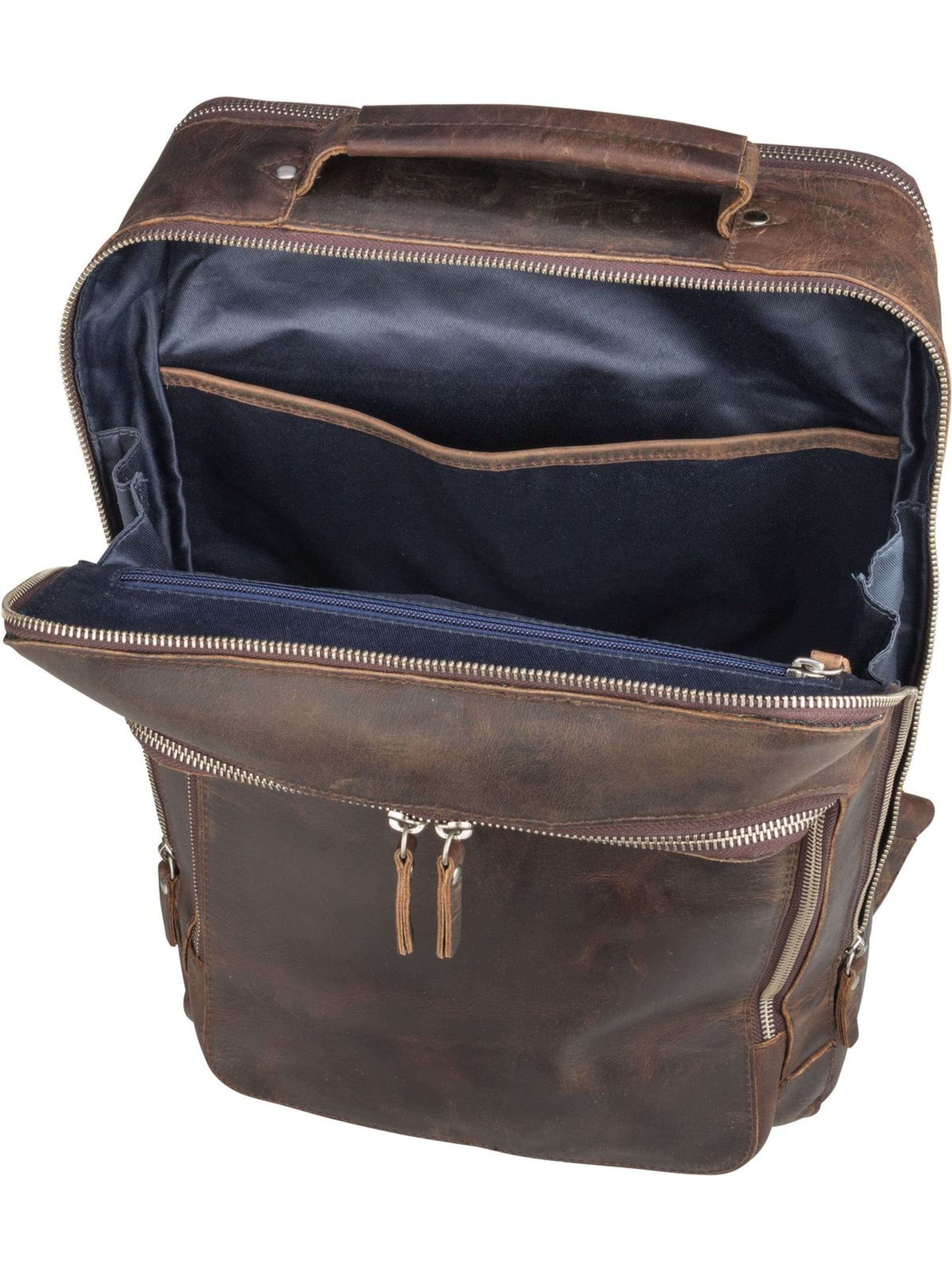 LEONHARD HEYDEN Rucksack in Braun