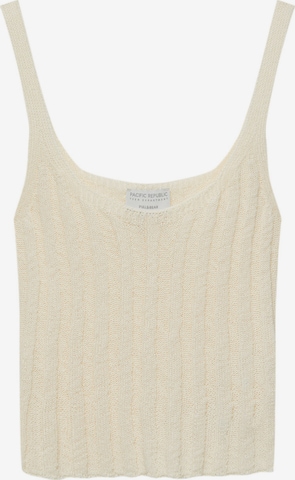 Pull&Bear Neuletoppi värissä beige: edessä