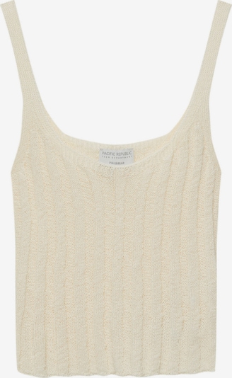 Pull&Bear Tops en tricot en écru, Vue avec produit