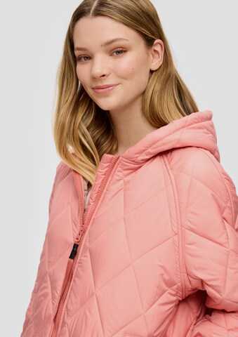 Manteau mi-saison QS en rose