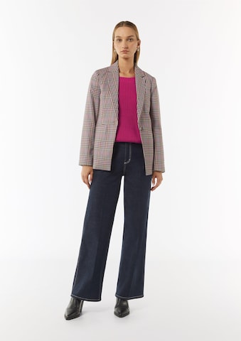 comma casual identity Trui in Roze