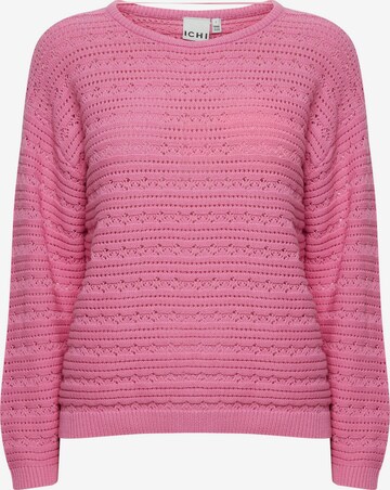 ICHI Sweater 'MARION' in Pink: front