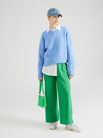 JDY Wide leg Broek 'LOUISVILLE CATIA' in Groen