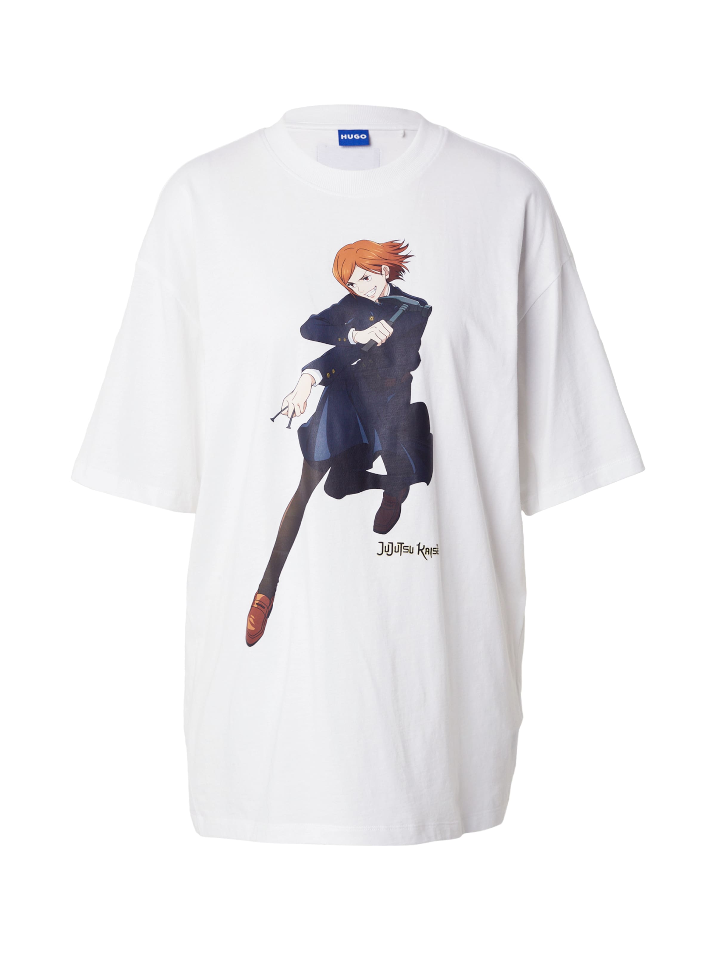 T-shirt 'JJK' HUGO en blanc : devant