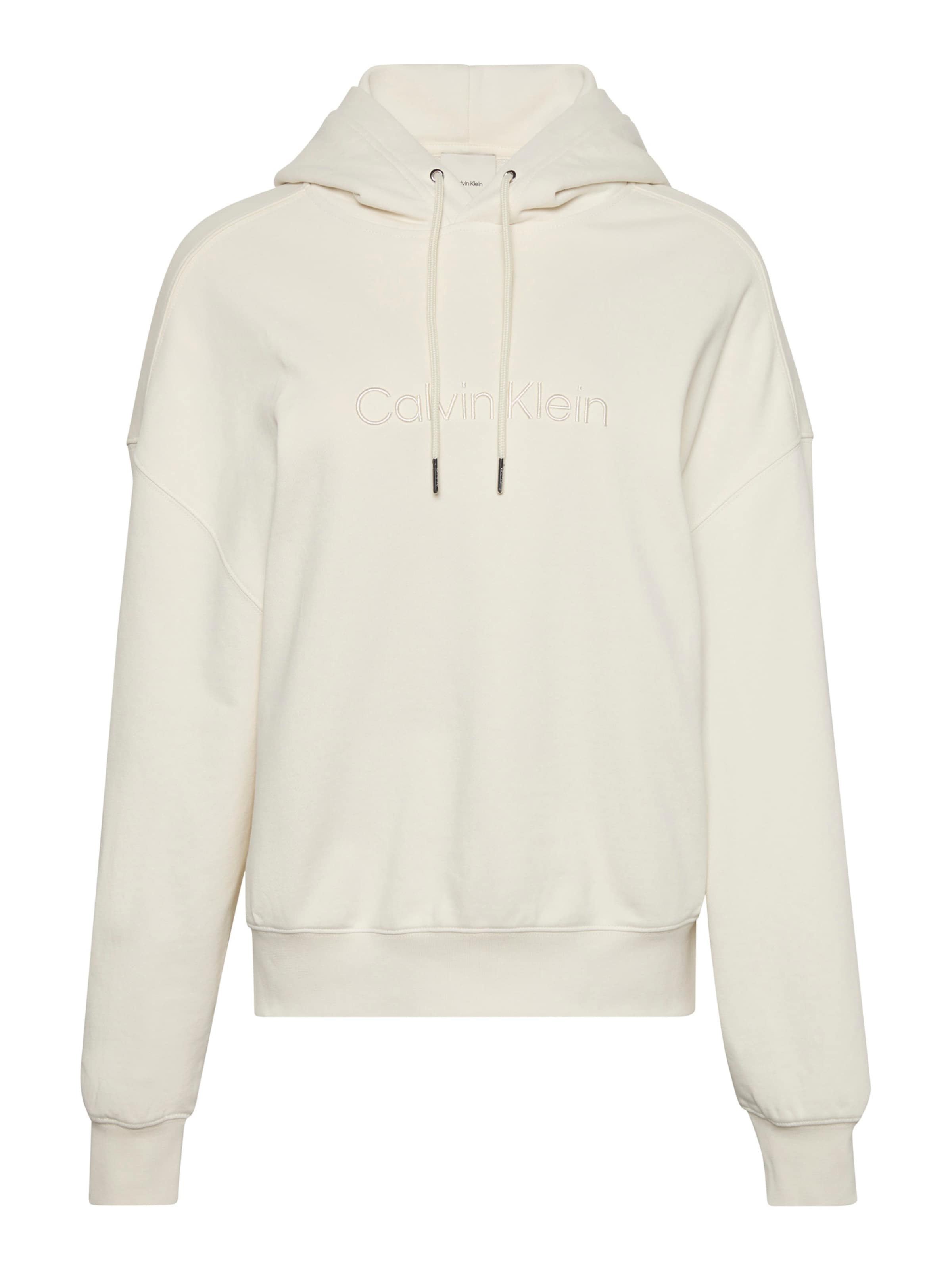 Calvin Klein Sweatshirt in Weiß: Vorderseite