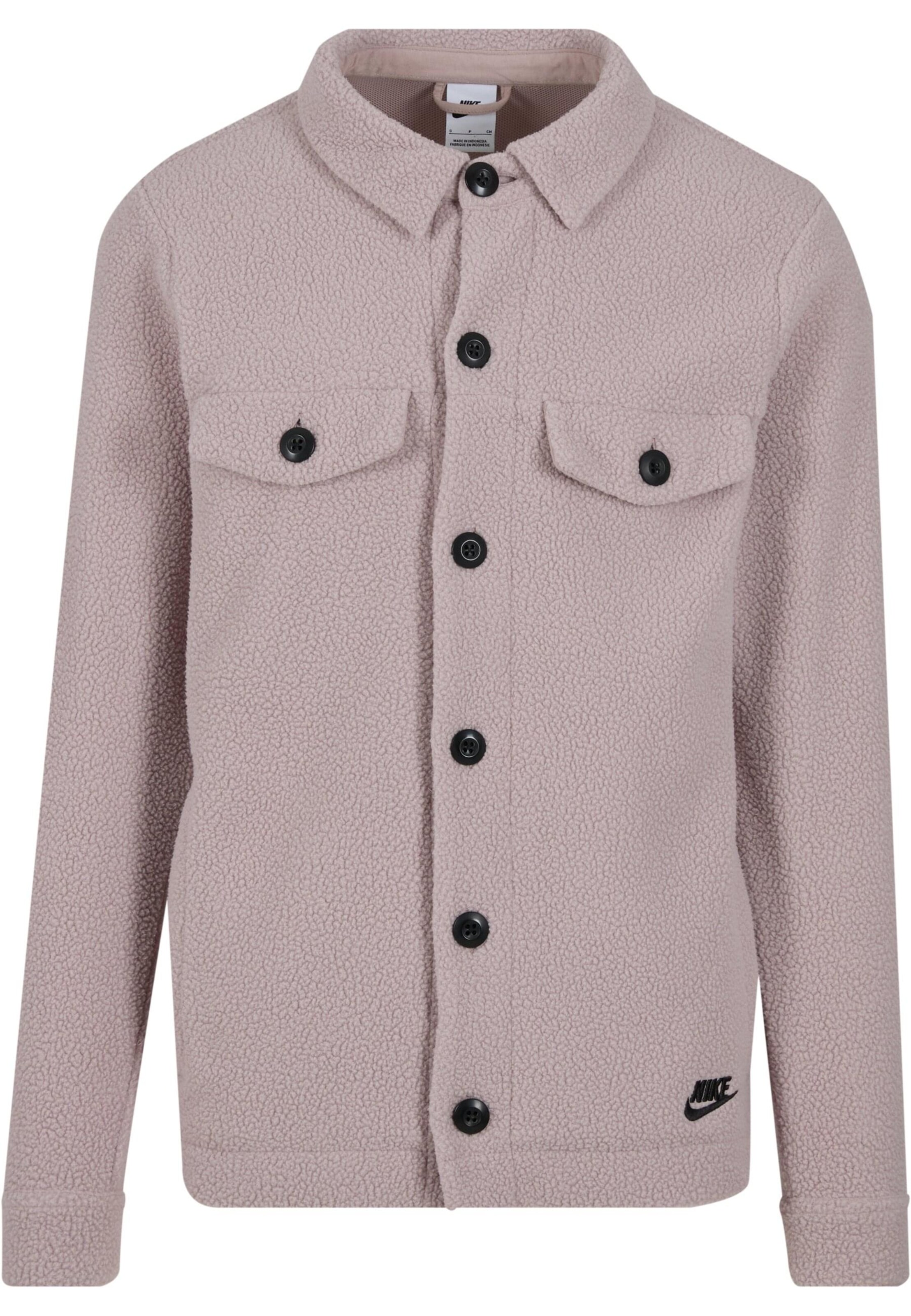 Nike Sportswear Fleecejacke in Pink: Vorderseite