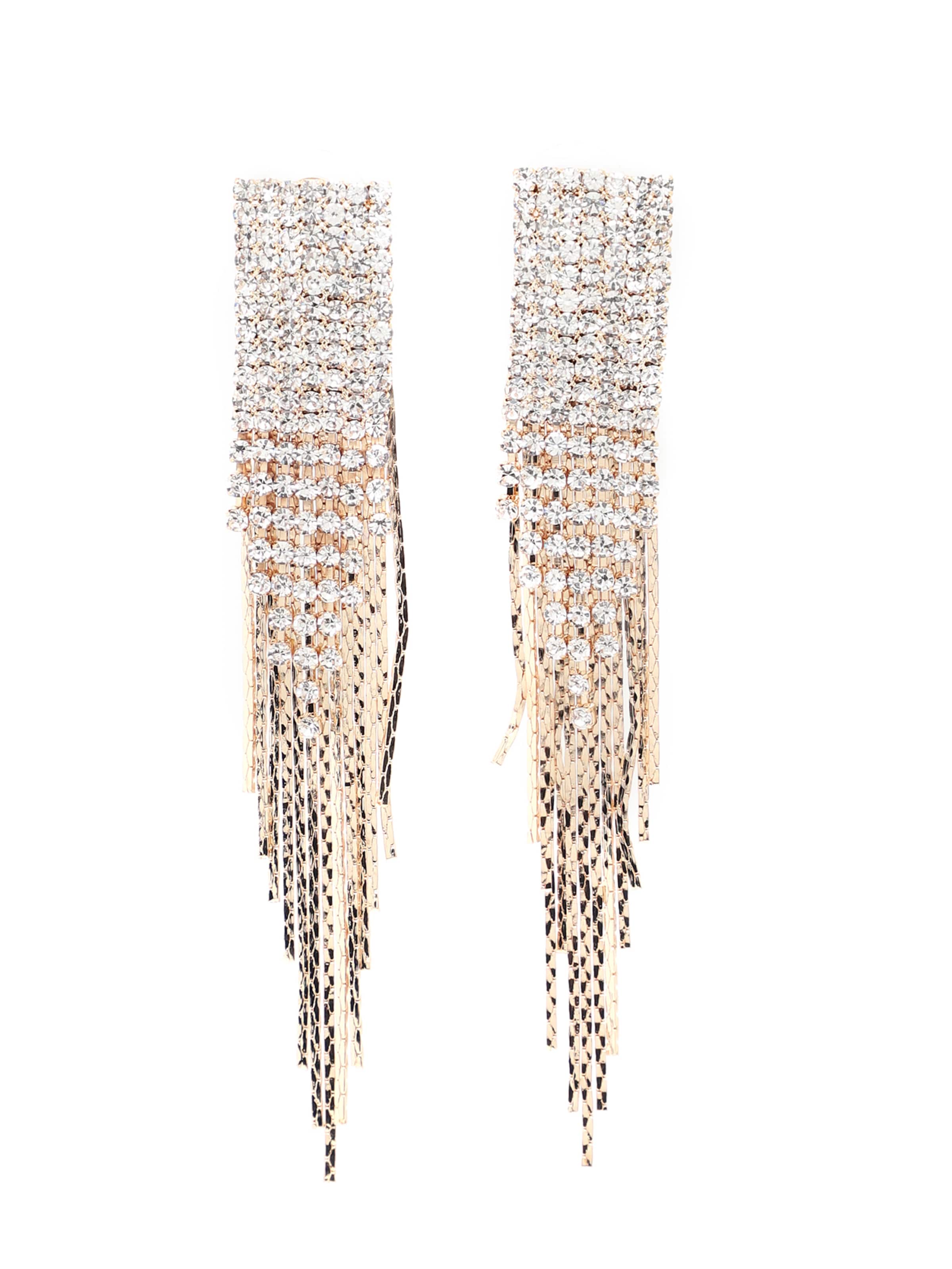 Boucles d'oreilles 'Prishita' SOHI en or : devant