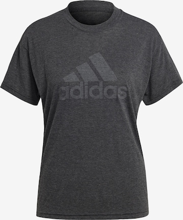 ADIDAS PERFORMANCE Sportshirt 'Future Icons Winners 3.0' in Grau: predná strana