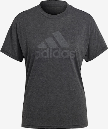 ADIDAS SPORTSWEAR Функционална тениска в сиво: отпред