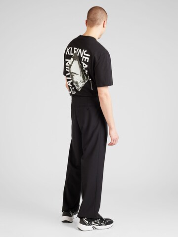 WEEKDAY Loose fit Pleat-Front Pants 'Uno' in Black