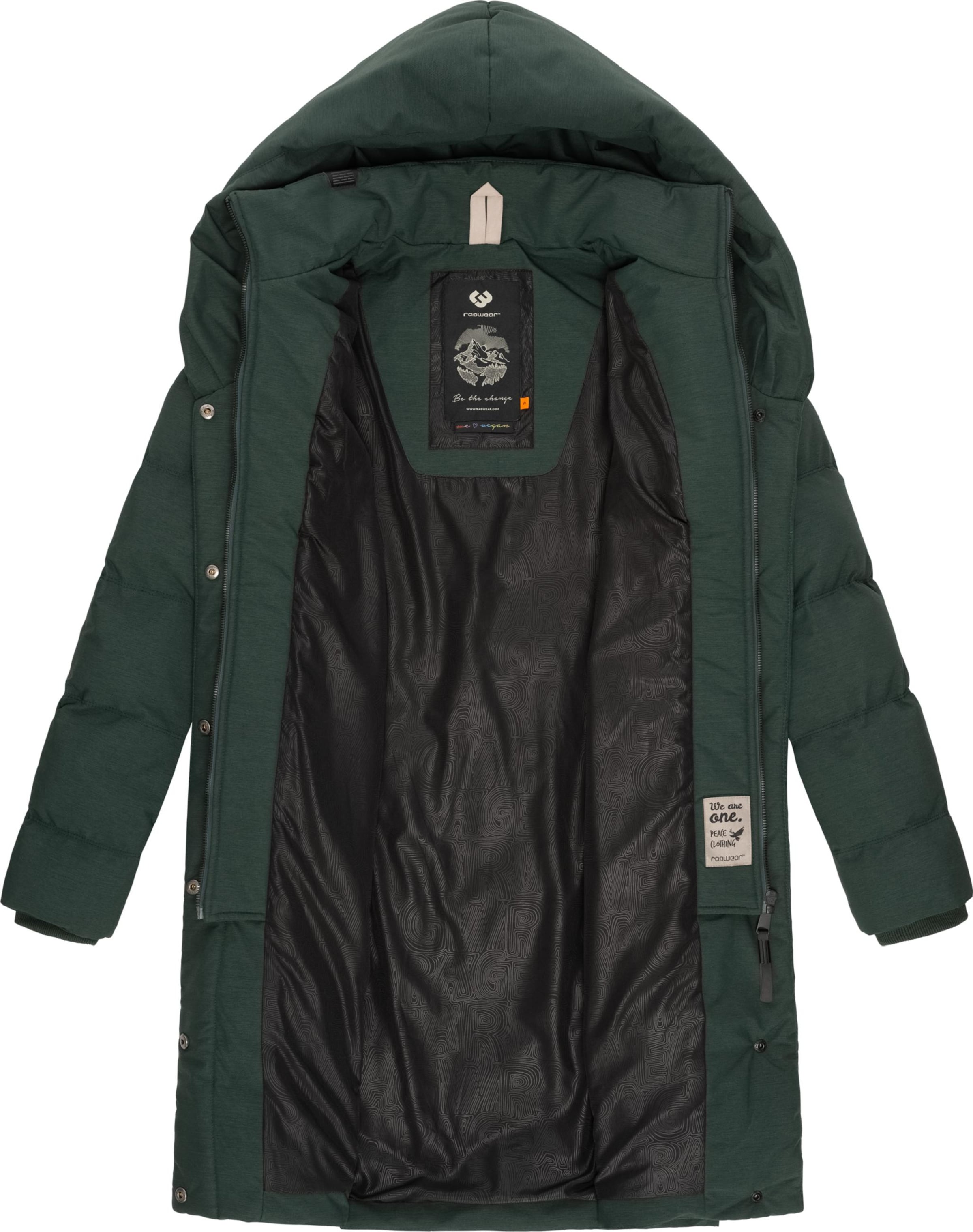 Ragwear Зимнее пальто 'Natalka' в Зеленый