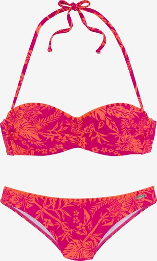VENICE BEACH Bikini en orange / rose foncé, Vue avec produit