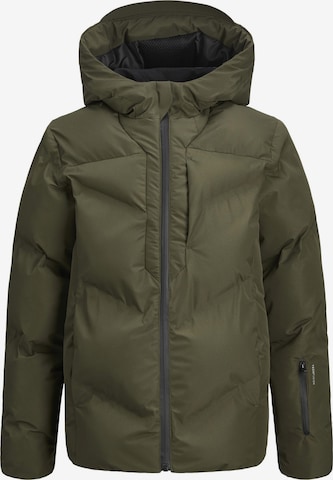 Jack & Jones Junior - Chaqueta de invierno en verde: frente