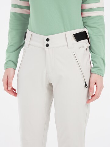 PROTEST Regular Workout Pants 'PRTRELOLE' in White