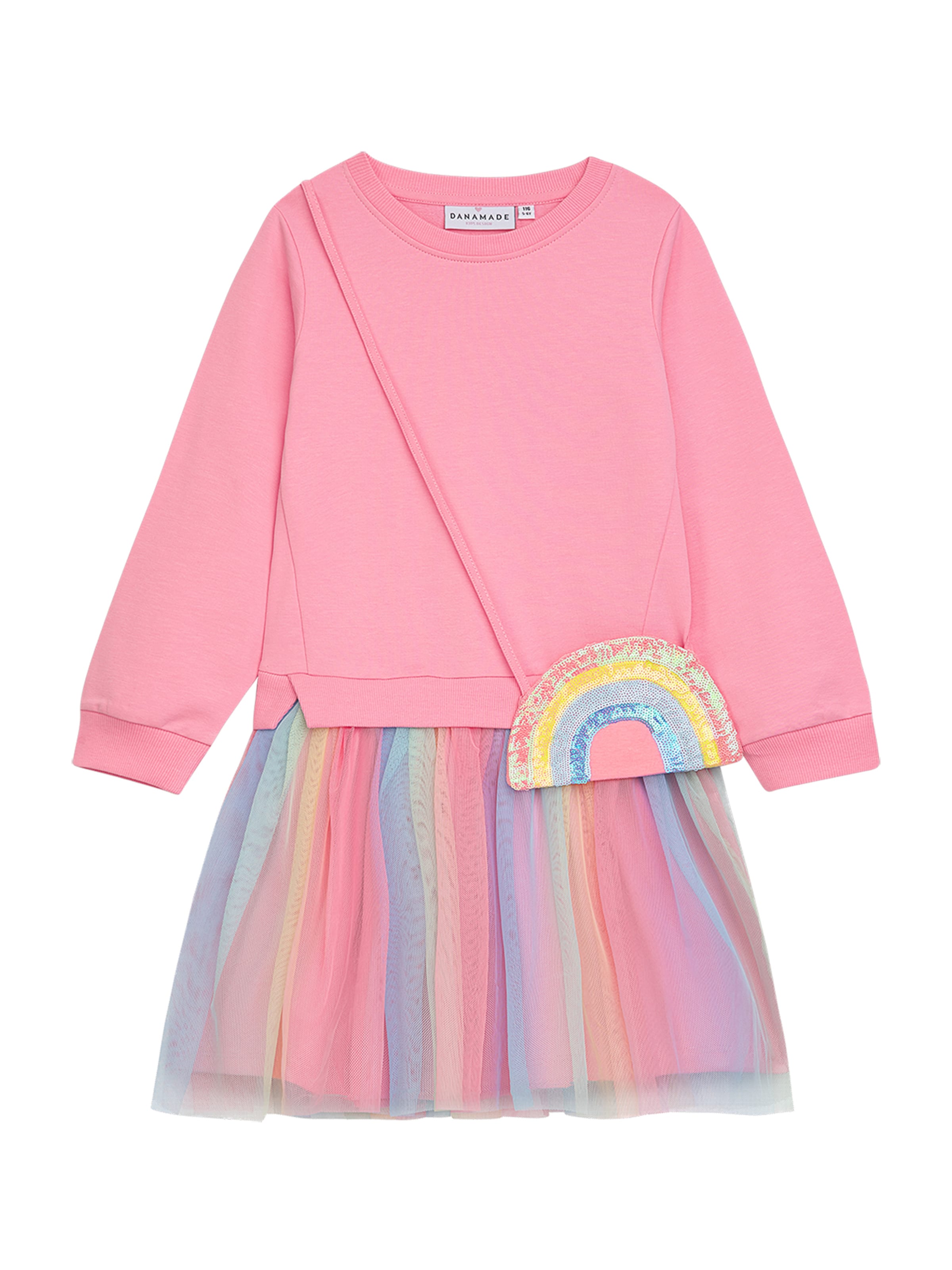 Danamade Kleid in Pink: Vorderseite