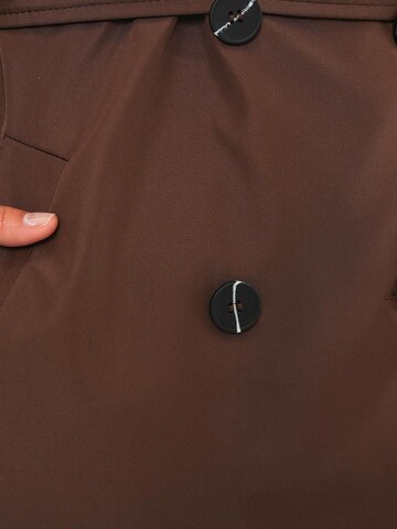 Manteau mi-saison Bigdart en marron