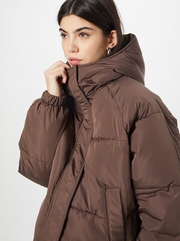 ICHI Winter Jacket in Brown