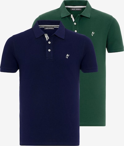 Marškinėliai iš Jacey Quinn, spalva – tamsiai mėlyna / žalia / balta, Prekių apžvalga