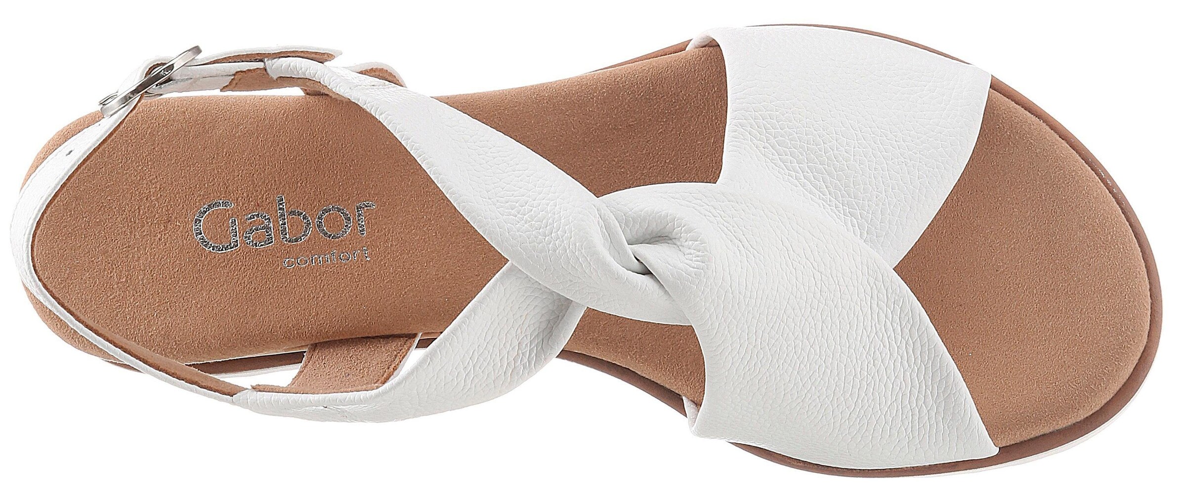 GABOR Sandalen met riem in Wit