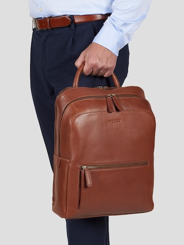 Howard London - Mochila 'Backpack Byron Brown' en marrón: frente