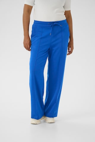 Loosefit Pantalon 'Jenna' KAFFE CURVE en bleu : devant