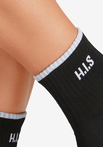 H.I.S Athletic Socks in Black