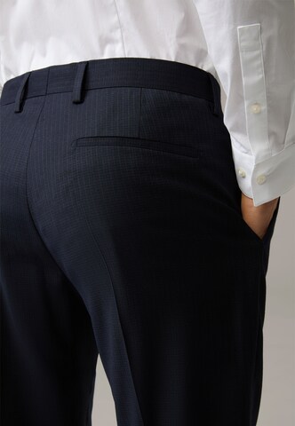 STRELLSON Slimfit Anzug 'Caleb-Madden' in Blau