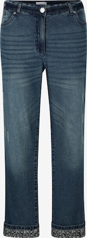 MIAMODA Regular Jeans in Blue: front