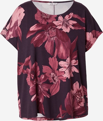 Z-One Футболка 'Mi44chela' в Лиловый: спереди