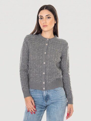 LACOSTE Strickjacke 'AF0904-LIJ'‌‌‌‌‌‌‌‌‌‌ in Grau: Vorderseite