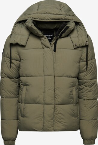 Veste d’hiver Superdry en vert : devant